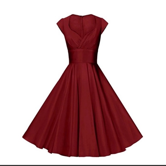 Gown Town Dresses & Skirts - NWT Gown Town red/wine dress size S
